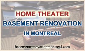 home theater basement renovation montreal
