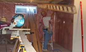 basement renovation project